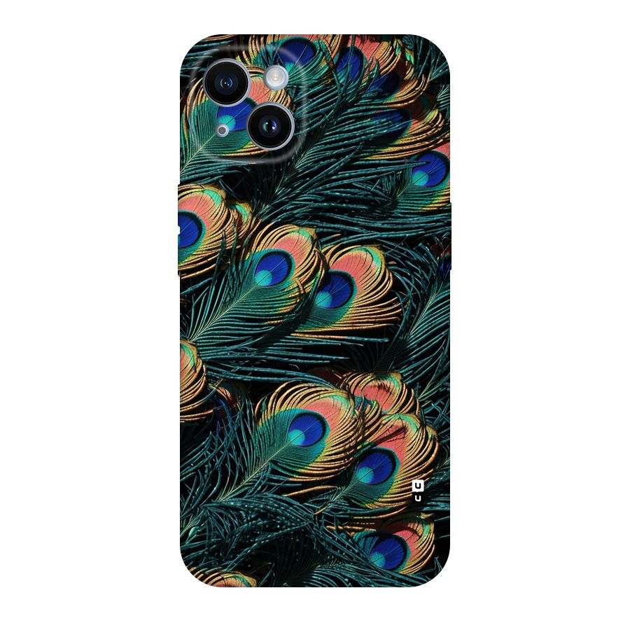 Peacock Feather Art Back Case for iPhone 14