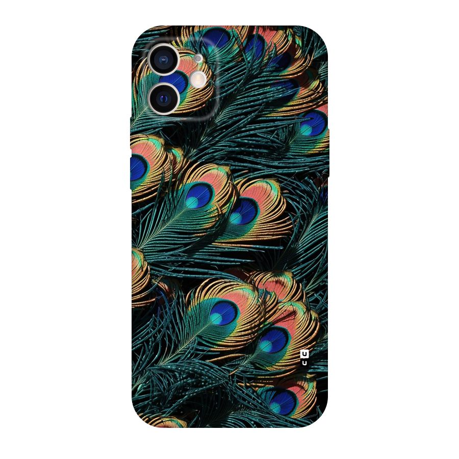 Peacock Feather Art Back Case for iPhone 12 Pro