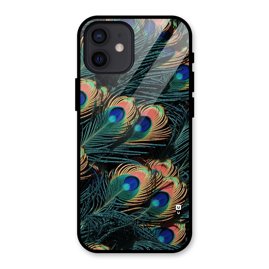 Peacock Feather Art Back Case for iPhone 12