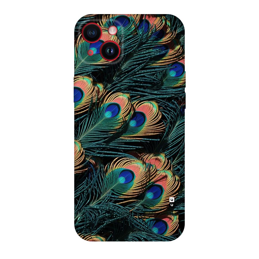 Peacock Feather Art Back Case for iPhone 14 Plus
