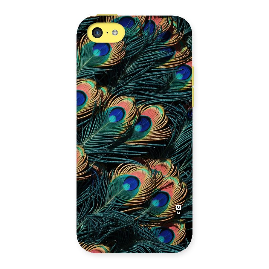 Peacock Feather Art Back Case for iPhone 5C