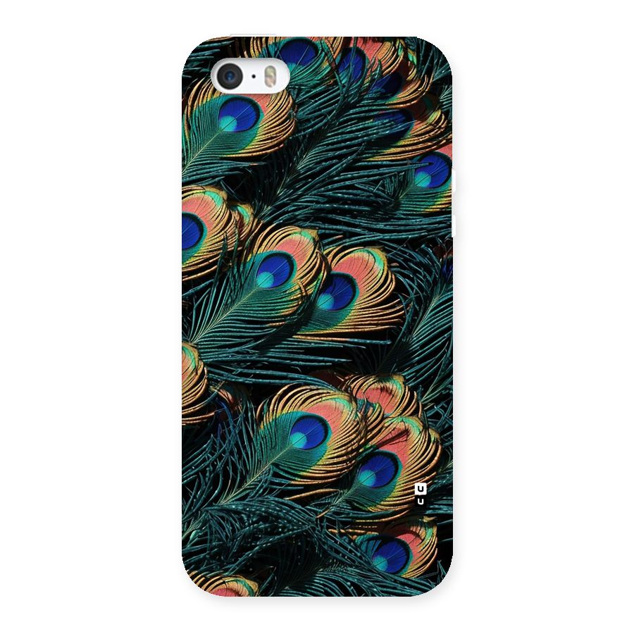 Peacock Feather Art Back Case for iPhone SE 2016
