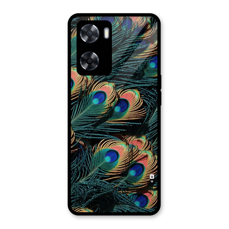 Peacock Feather Art Glass Back Case for OnePlus Nord N20 SE