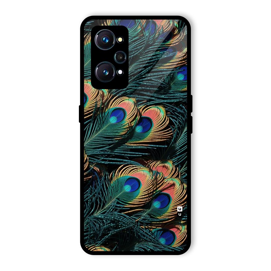 Peacock Feather Art Glass Back Case for Realme GT 2