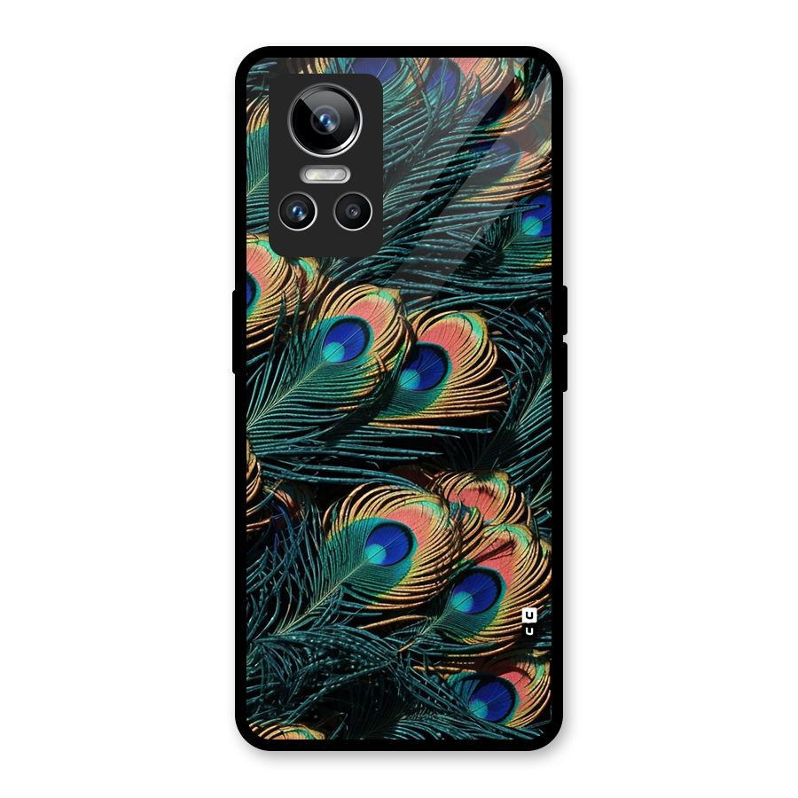 Peacock Feather Art Glass Back Case for Realme GT Neo 3