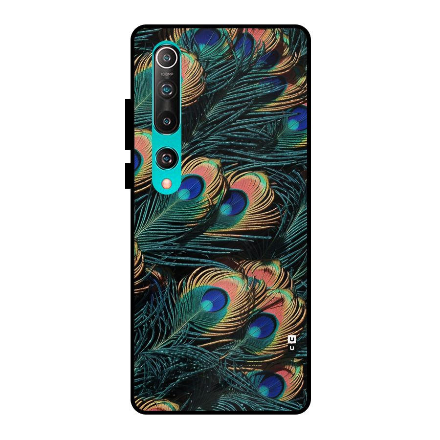 Peacock Feather Art Metal Back Case for Mi 10