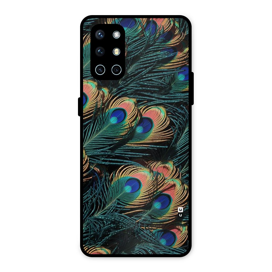 Peacock Feather Art Metal Back Case for OnePlus 9R