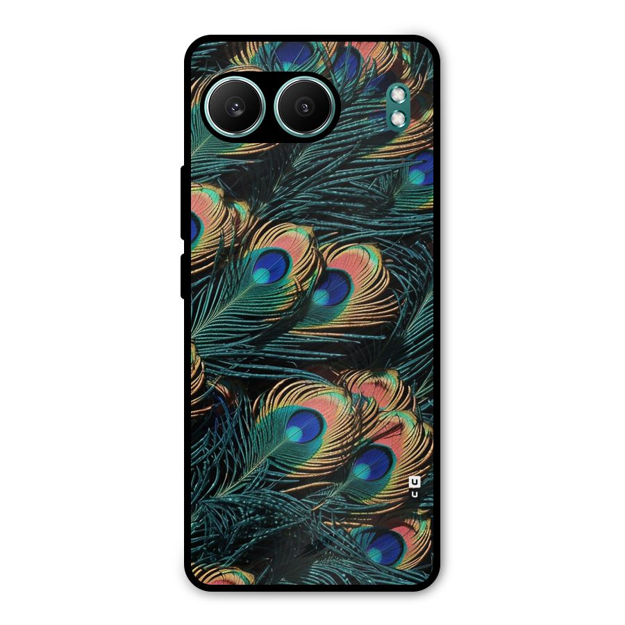 Peacock Feather Art Metal Back Case for OnePlus Nord 4