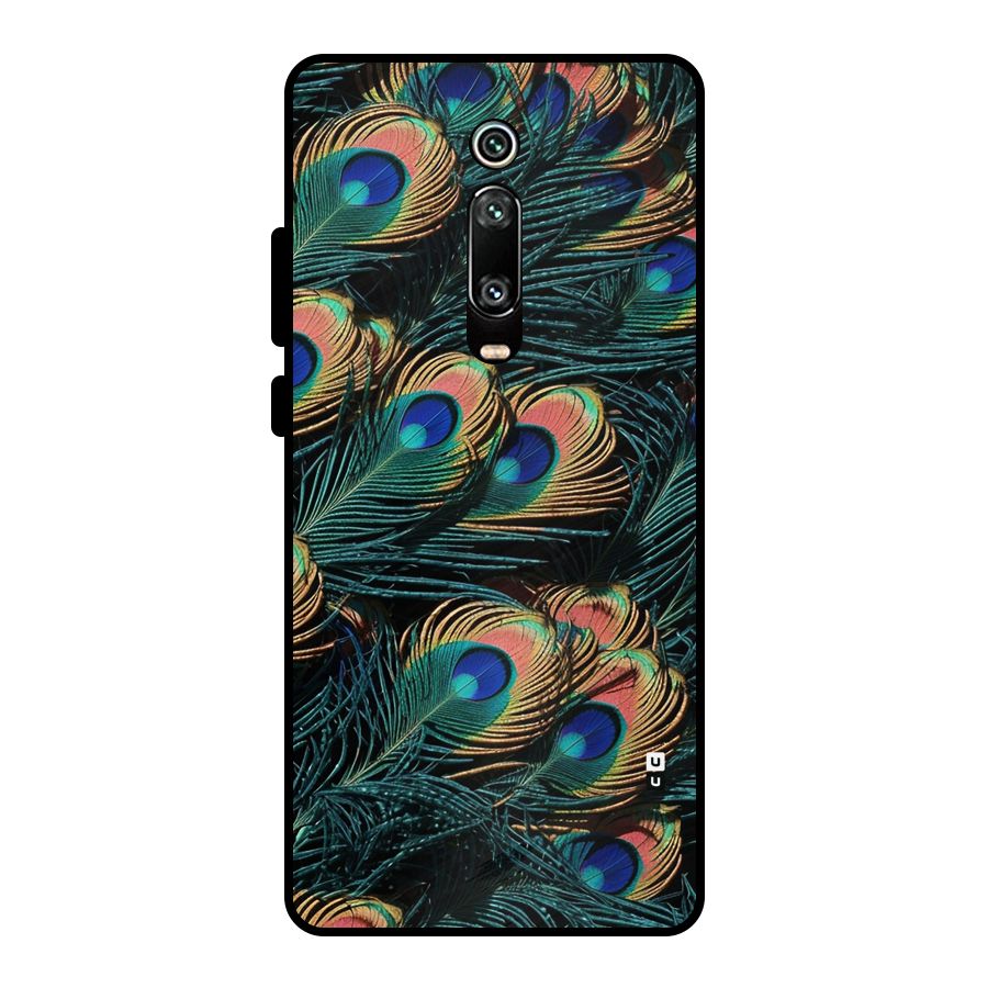 Peacock Feather Art Metal Back Case for Redmi K20 Pro