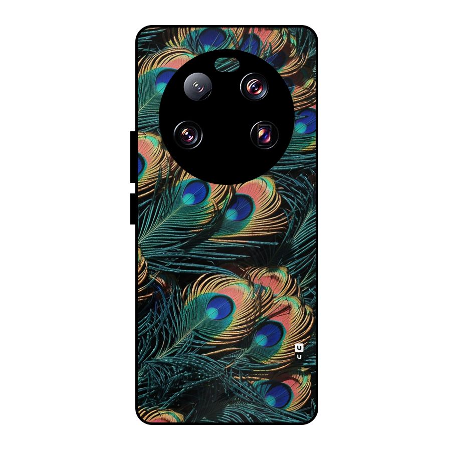 Peacock Feather Art Metal Back Case for Xiaomi 13 Ultra