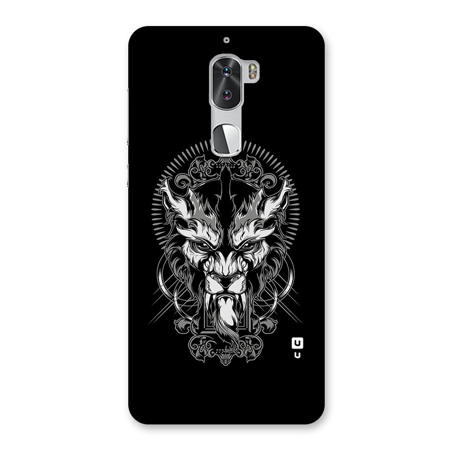 Pencil Art Lion Illustration Back Case for Coolpad Cool 1