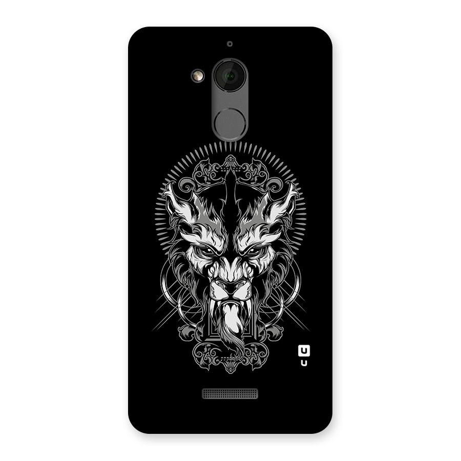 Pencil Art Lion Illustration Back Case for Coolpad Note 5