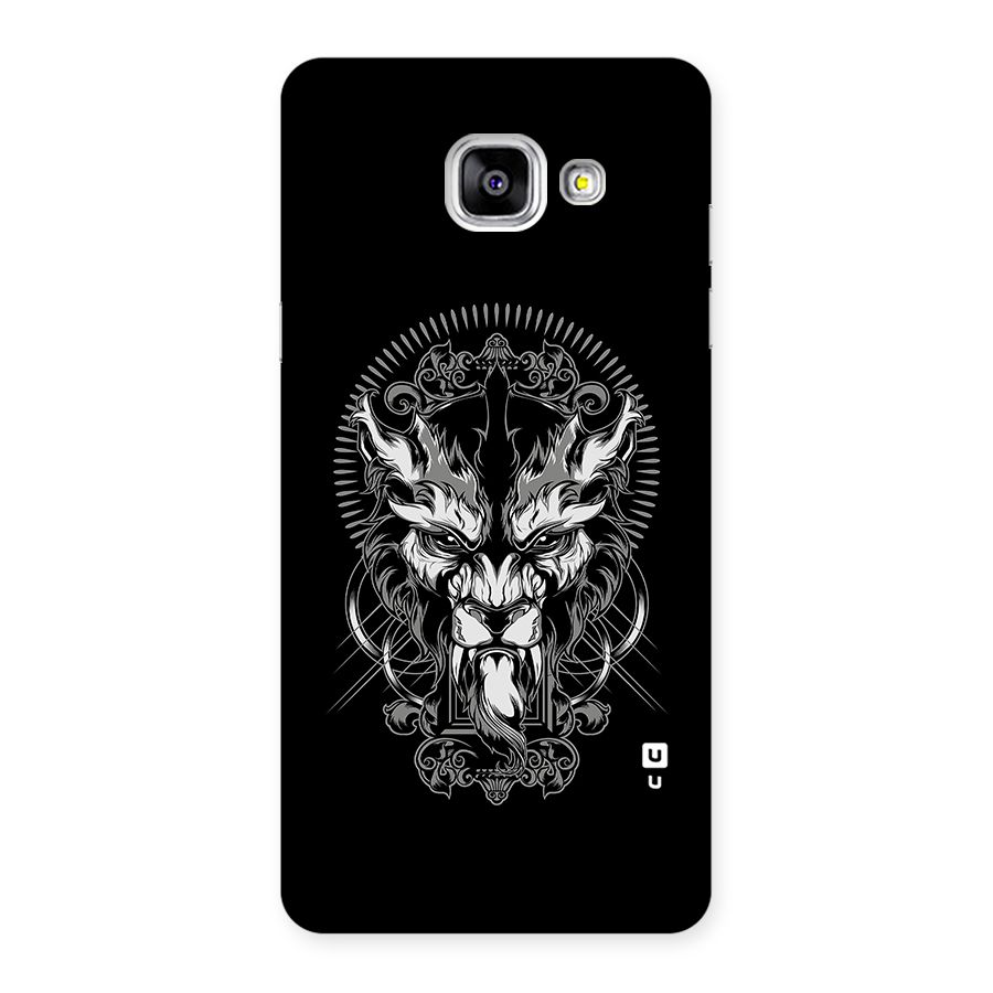 Pencil Art Lion Illustration Back Case for Galaxy A5 2016