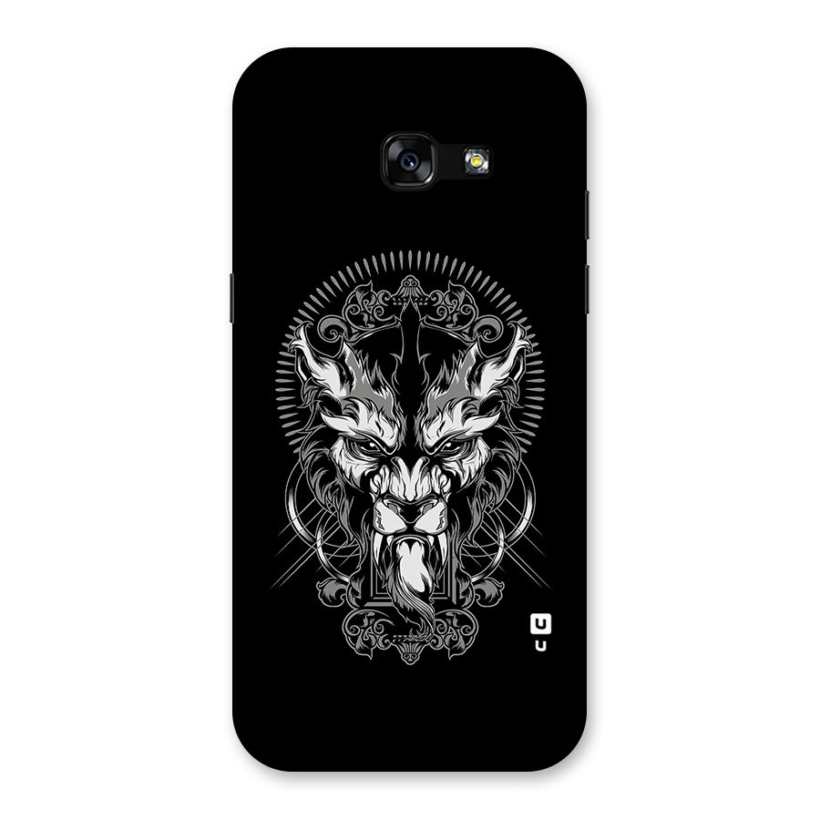 Pencil Art Lion Illustration Back Case for Galaxy A5 2017