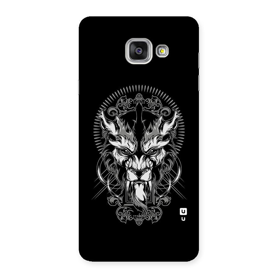 Pencil Art Lion Illustration Back Case for Galaxy A7 2016