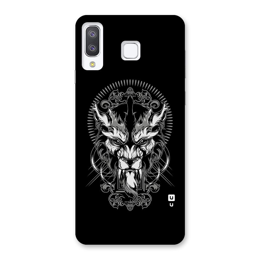 Pencil Art Lion Illustration Back Case for Galaxy A8 Star