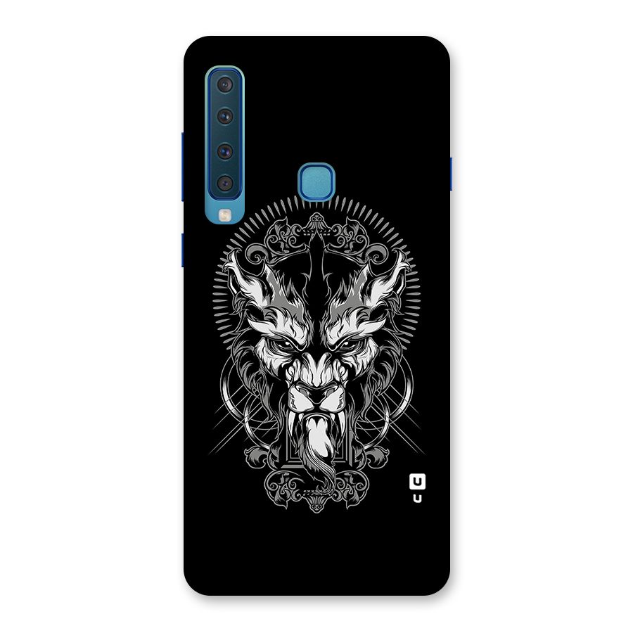 Pencil Art Lion Illustration Back Case for Galaxy A9 (2018)