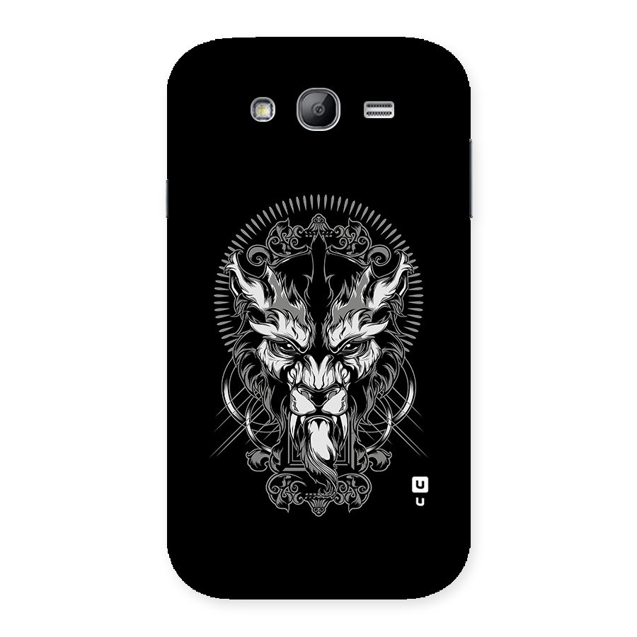 Pencil Art Lion Illustration Back Case for Galaxy Grand