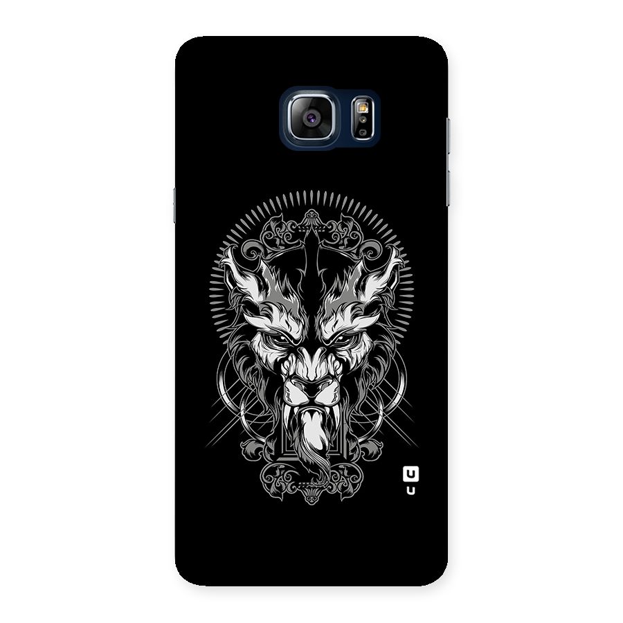 Pencil Art Lion Illustration Back Case for Galaxy Note 5