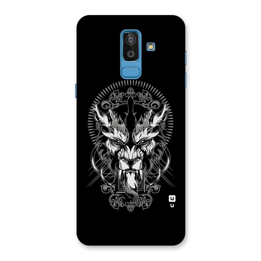 Pencil Art Lion Illustration Back Case for Galaxy On8 (2018)