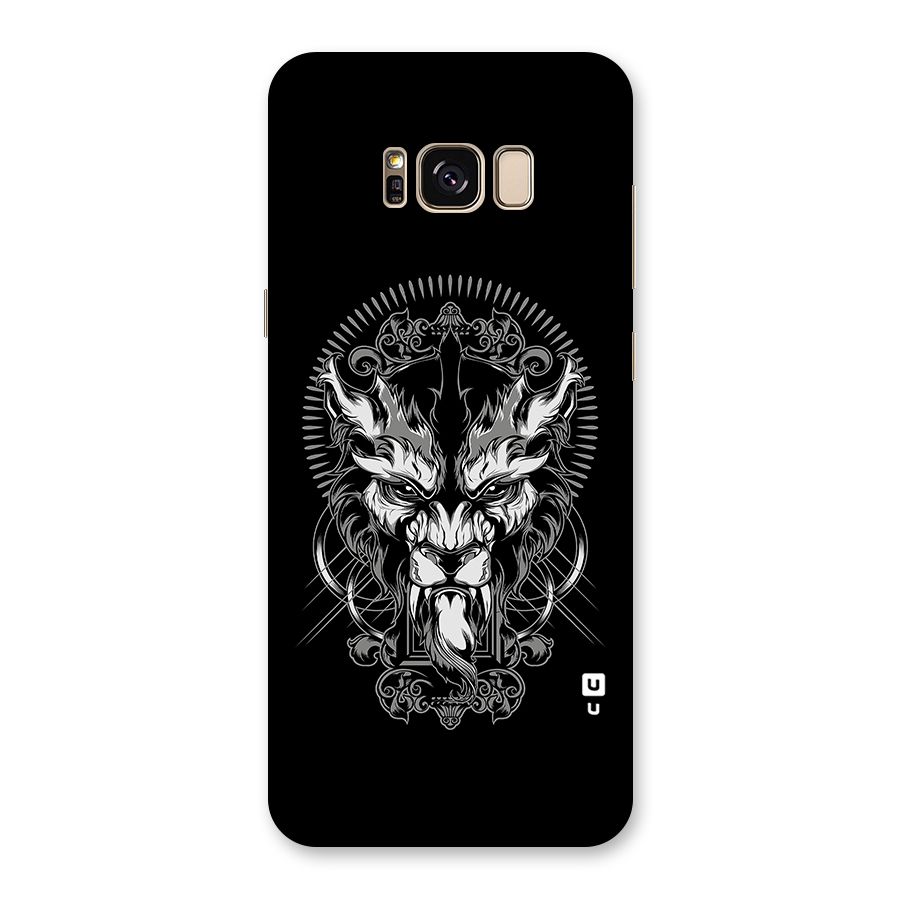 Pencil Art Lion Illustration Back Case for Galaxy S8 Plus