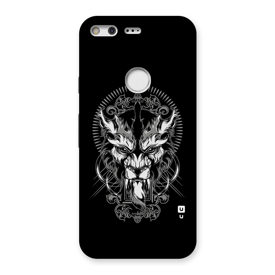 Pencil Art Lion Illustration Back Case for Google Pixel