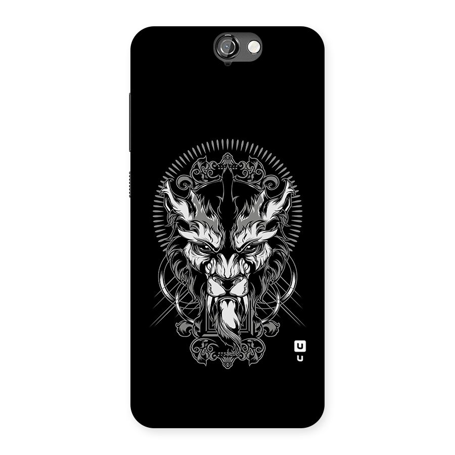 Pencil Art Lion Illustration Back Case for HTC One A9