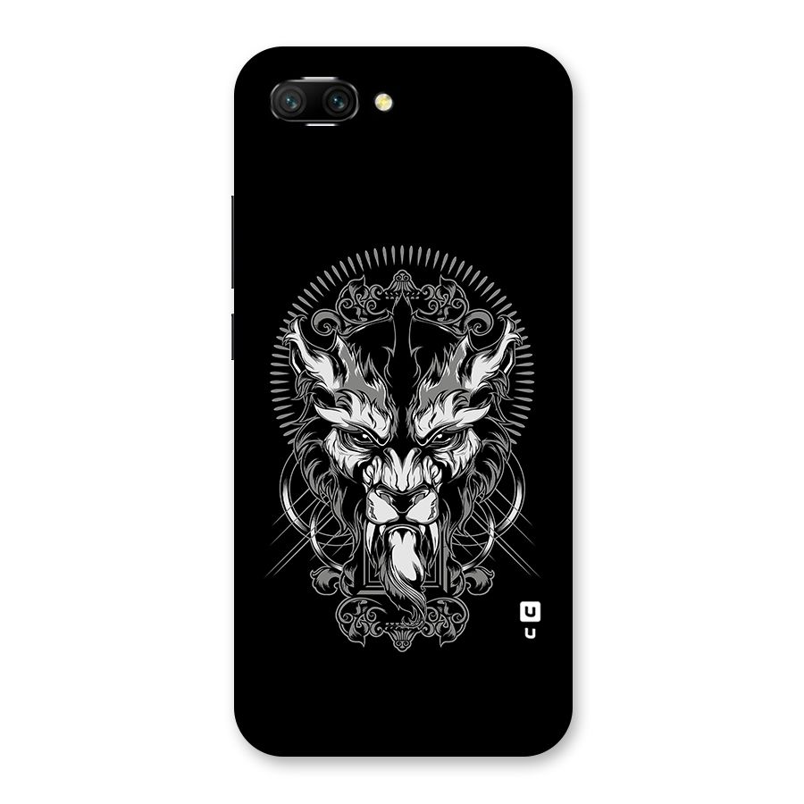 Pencil Art Lion Illustration Back Case for Honor 10