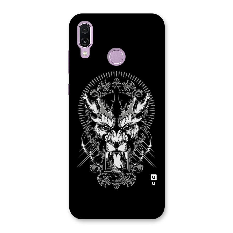 Pencil Art Lion Illustration Back Case for Honor Play