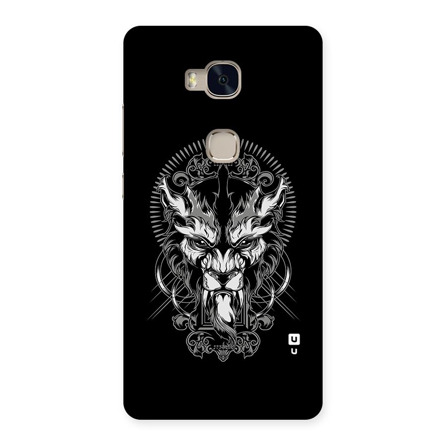 Pencil Art Lion Illustration Back Case for Huawei Honor 5X