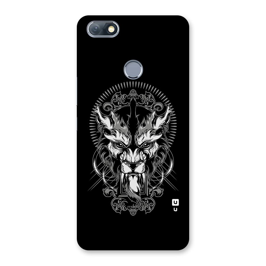 Pencil Art Lion Illustration Back Case for Infinix Note 5