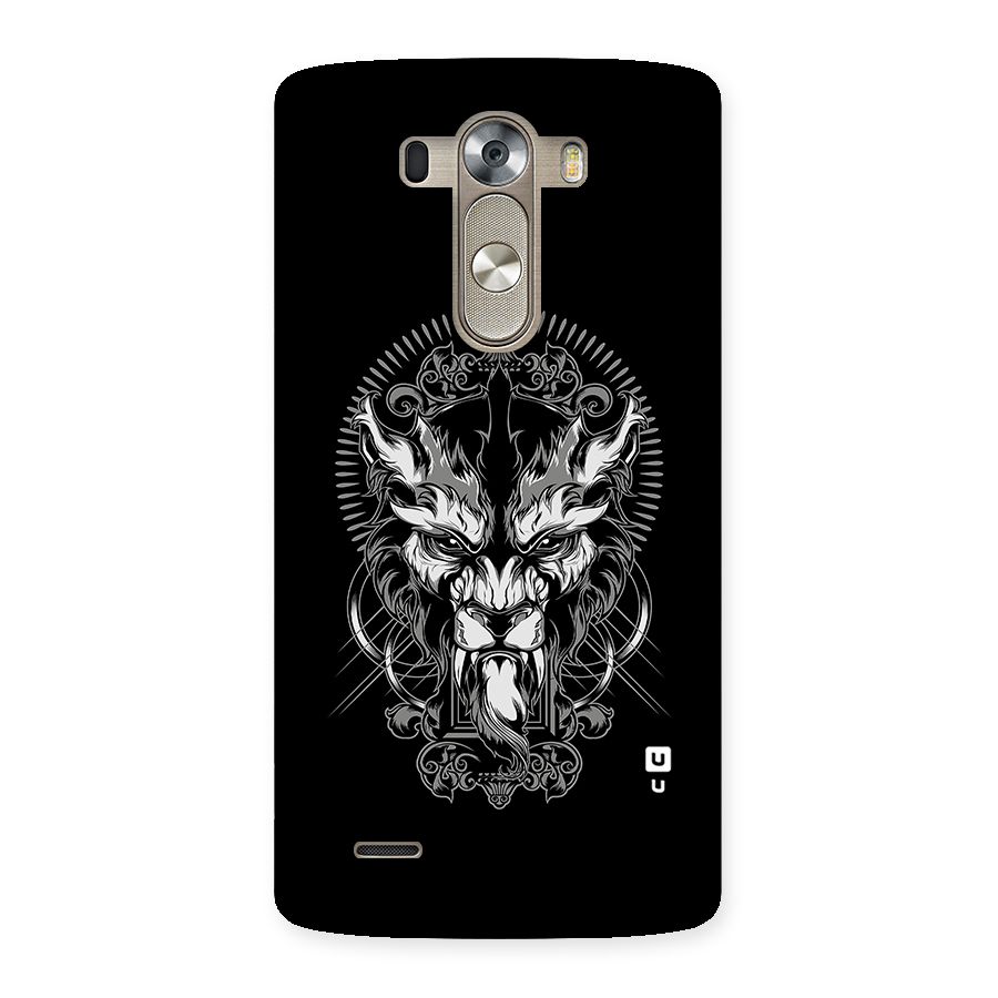 Pencil Art Lion Illustration Back Case for LG G3