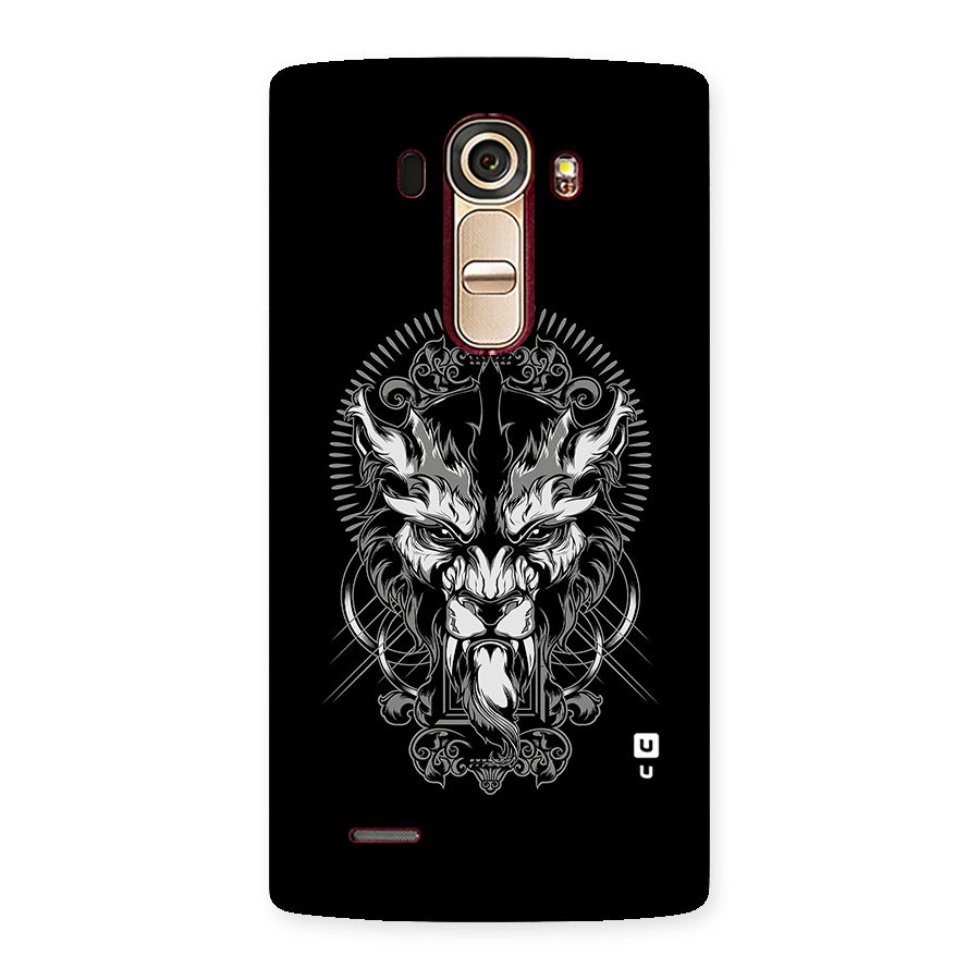 Pencil Art Lion Illustration Back Case for LG G4