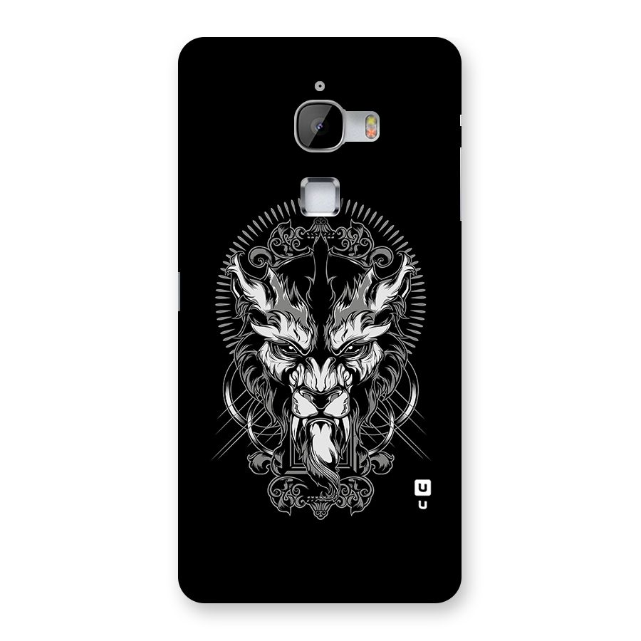 Pencil Art Lion Illustration Back Case for LeTv Le Max