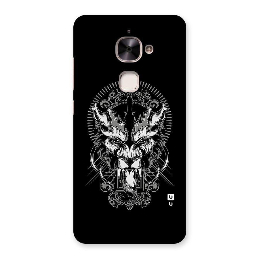 Pencil Art Lion Illustration Back Case for Le 2