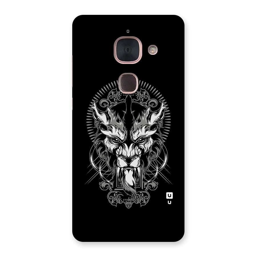 Pencil Art Lion Illustration Back Case for Le Max 2
