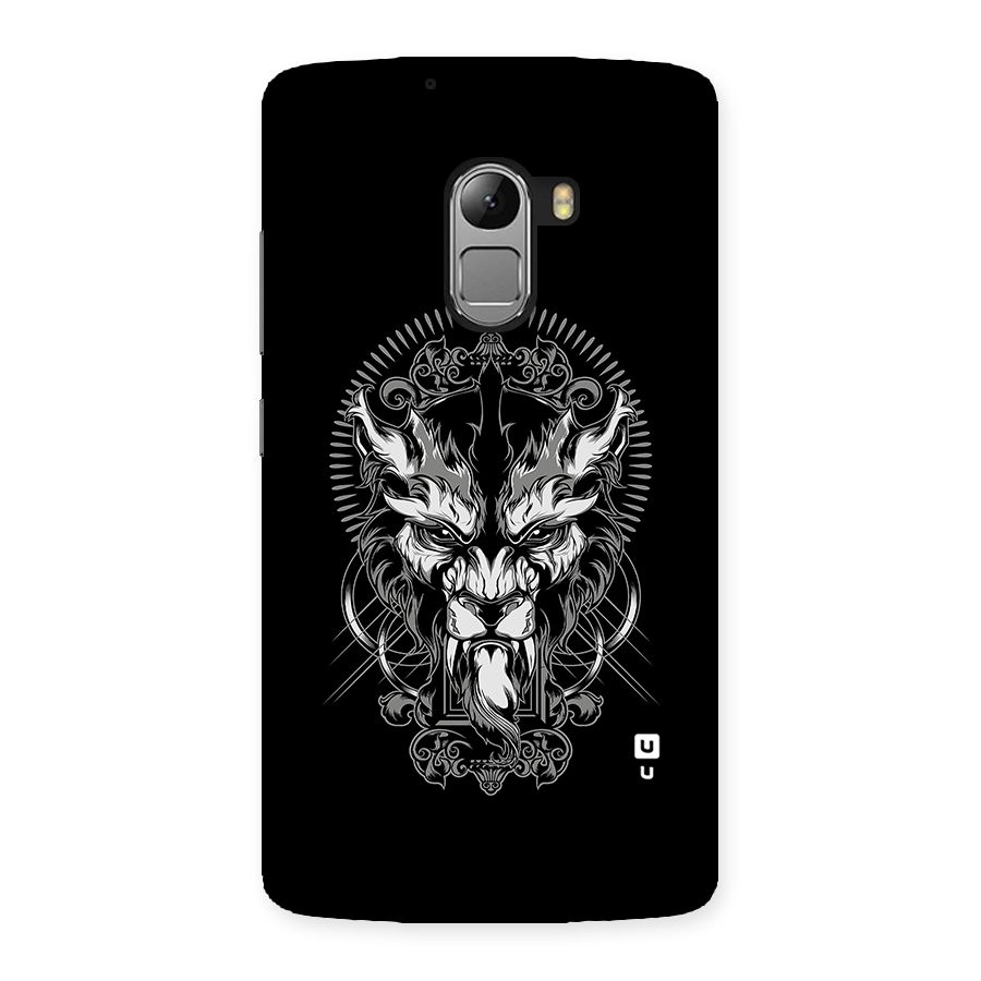Pencil Art Lion Illustration Back Case for Lenovo K4 Note