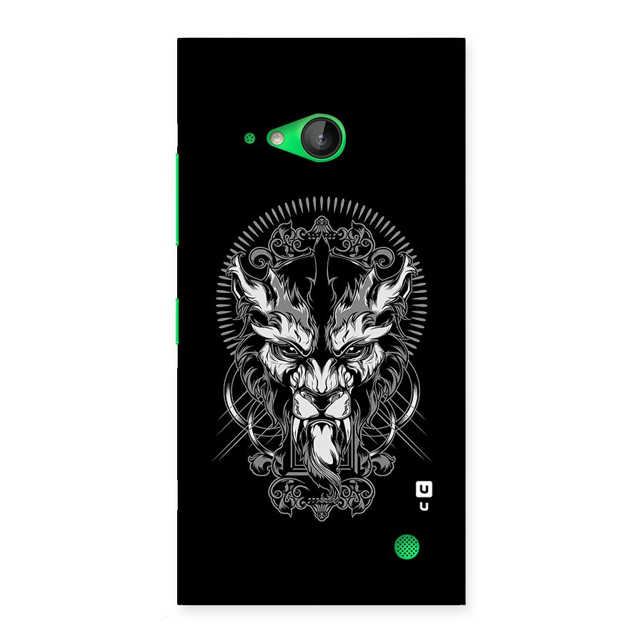 Pencil Art Lion Illustration Back Case for Lumia 730