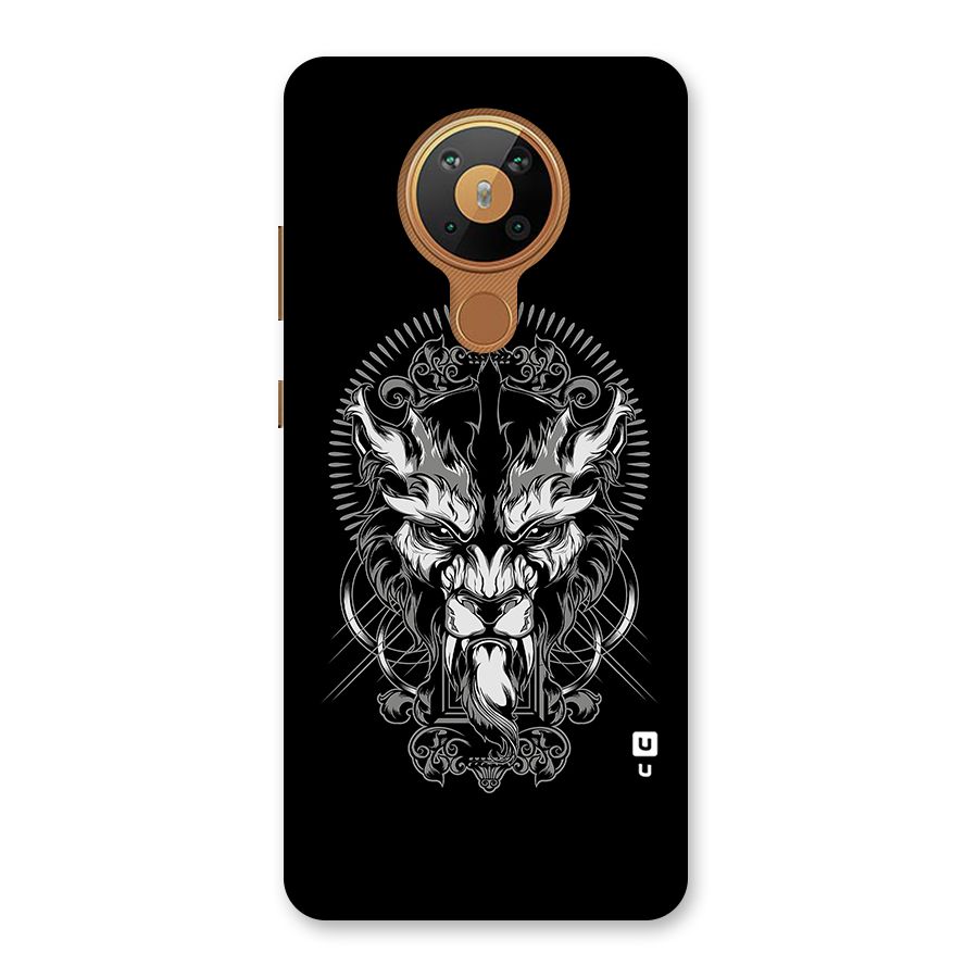 Pencil Art Lion Illustration Back Case for Nokia 5.3