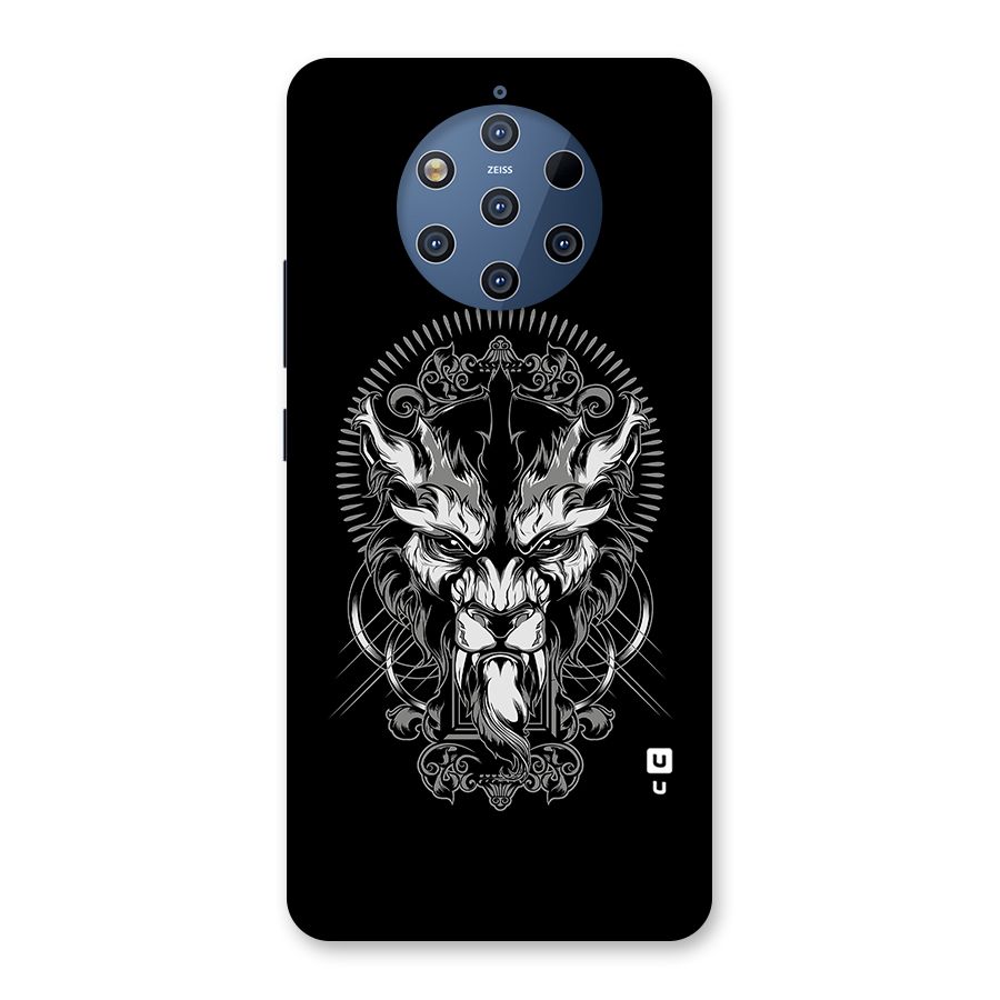 Pencil Art Lion Illustration Back Case for Nokia 9 PureView