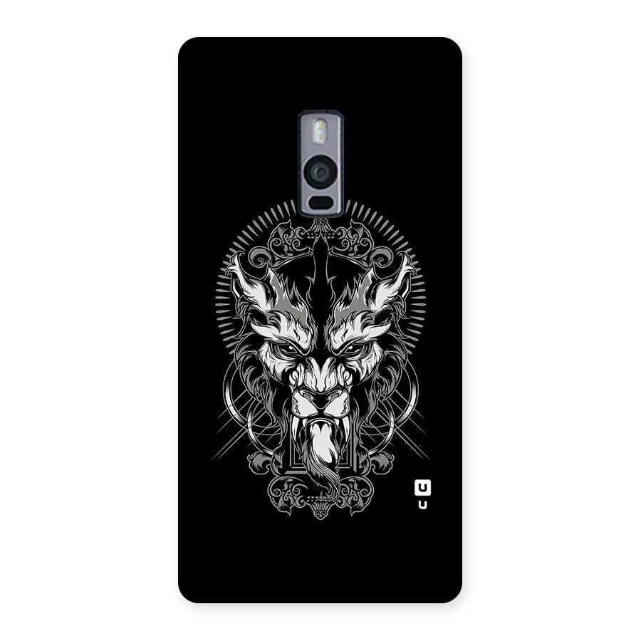 Pencil Art Lion Illustration Back Case for OnePlus Two
