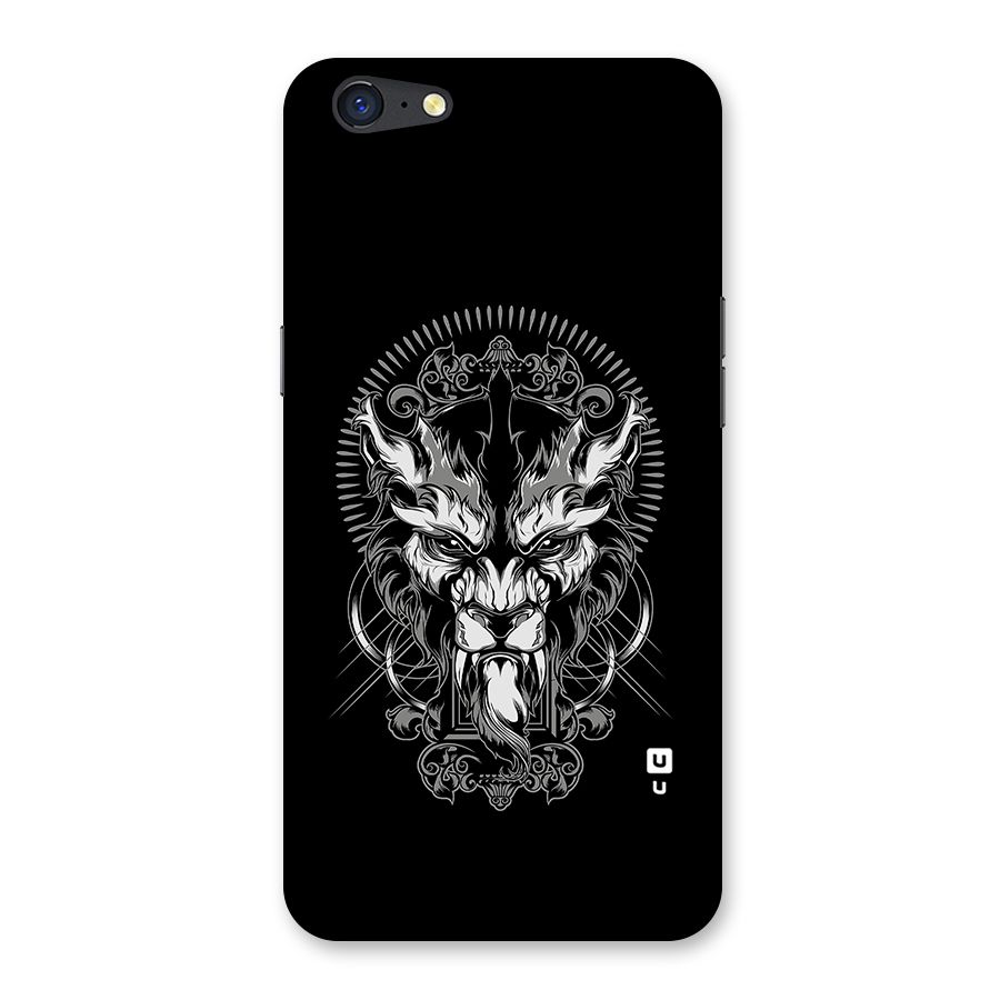 Pencil Art Lion Illustration Back Case for Oppo A71