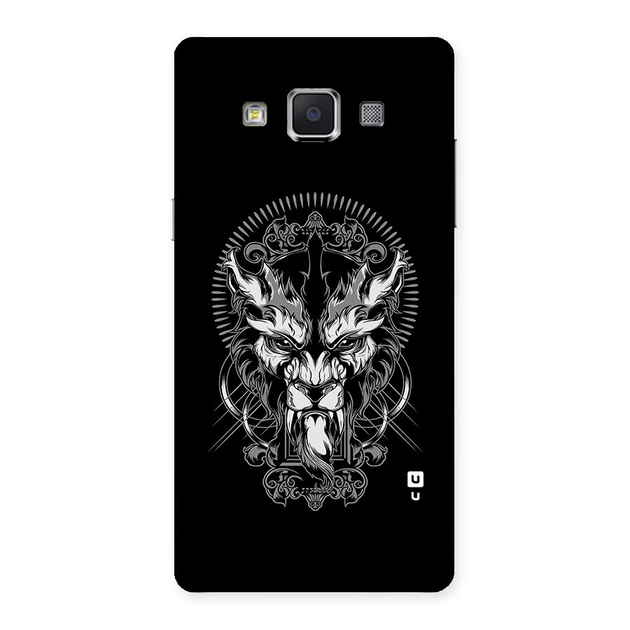 Pencil Art Lion Illustration Back Case for Samsung Galaxy A5