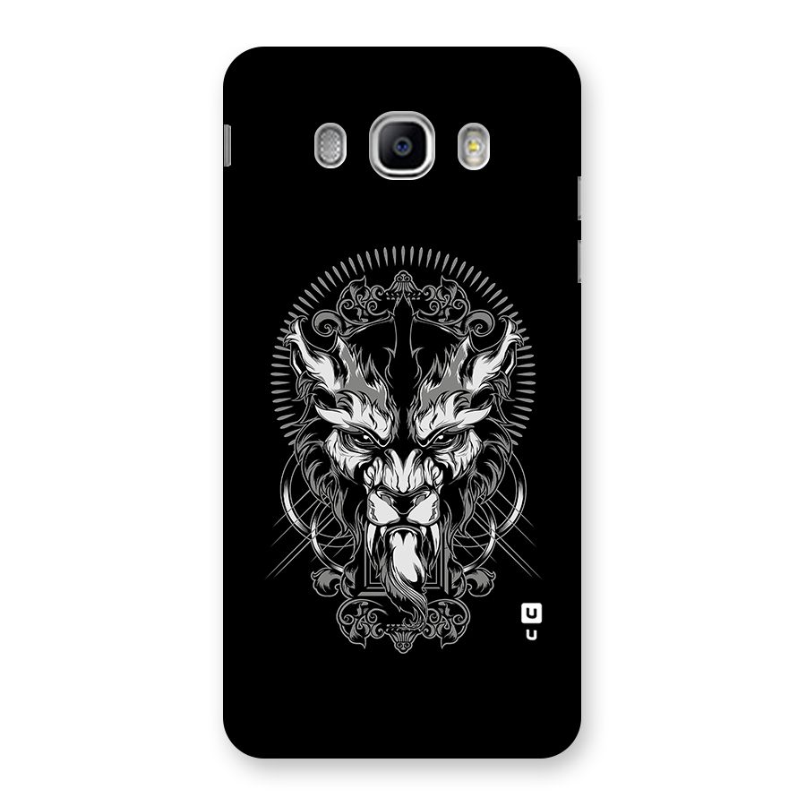 Pencil Art Lion Illustration Back Case for Samsung Galaxy J5 2016