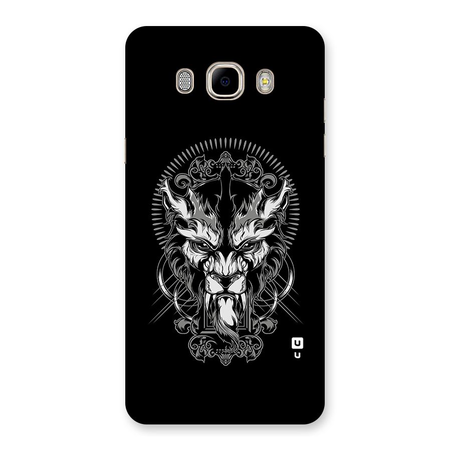 Pencil Art Lion Illustration Back Case for Samsung Galaxy J7 2016