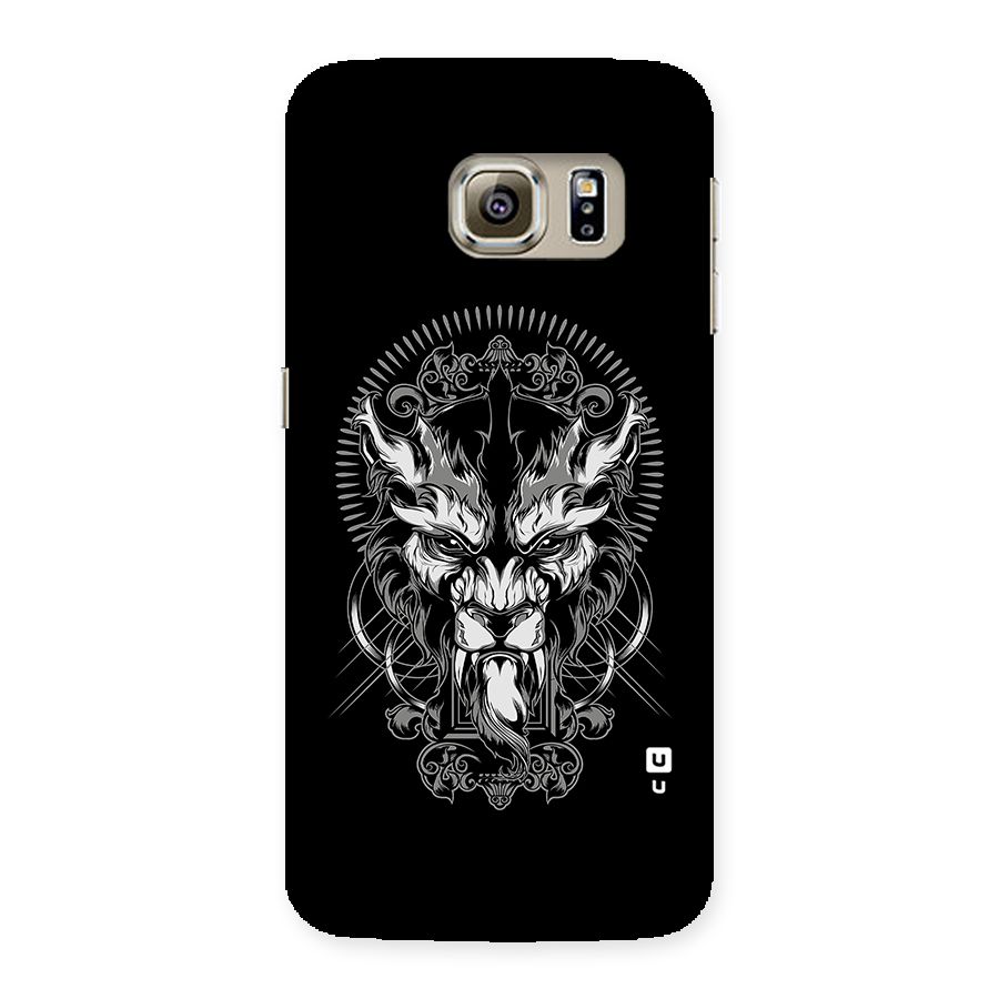 Pencil Art Lion Illustration Back Case for Samsung Galaxy S6 Edge