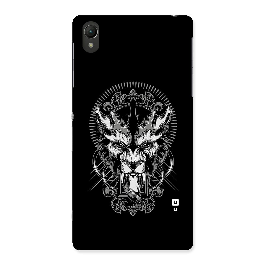 Pencil Art Lion Illustration Back Case for Sony Xperia Z2
