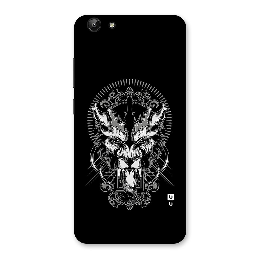 Pencil Art Lion Illustration Back Case for Vivo Y69