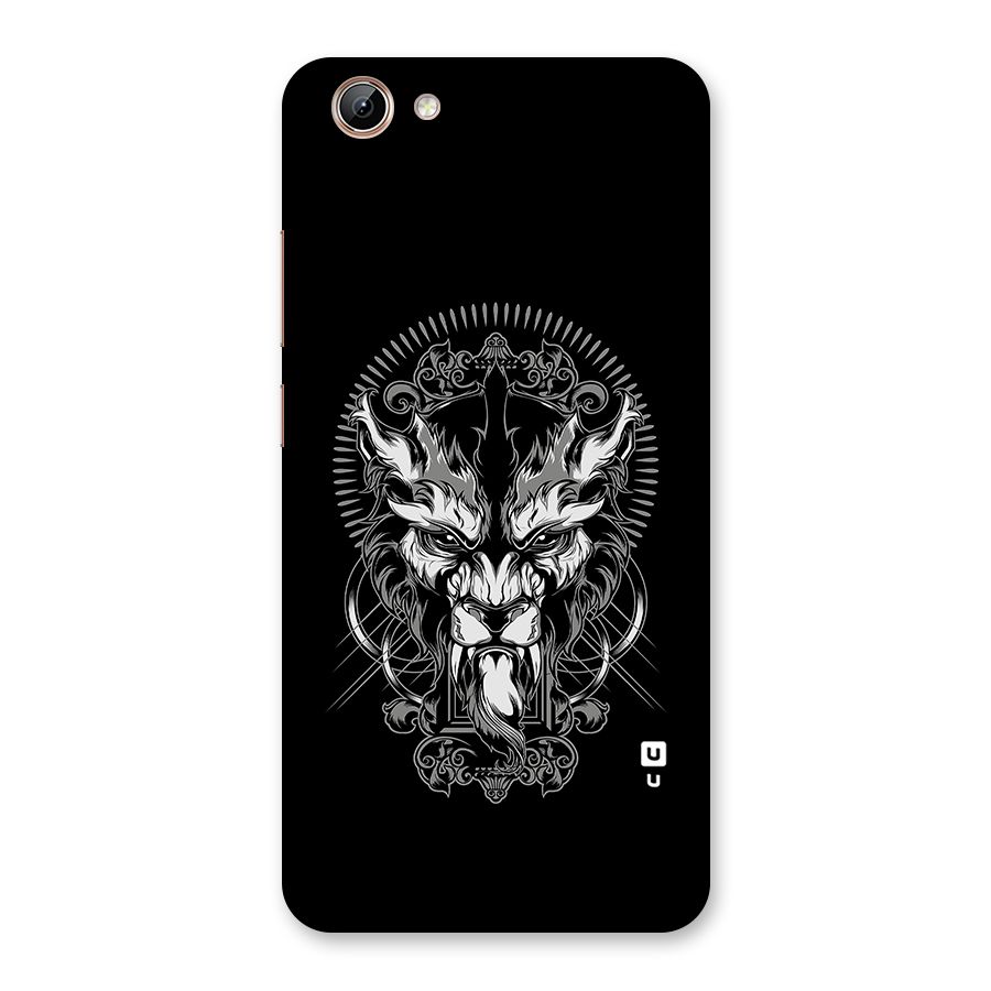 Pencil Art Lion Illustration Back Case for Vivo Y71