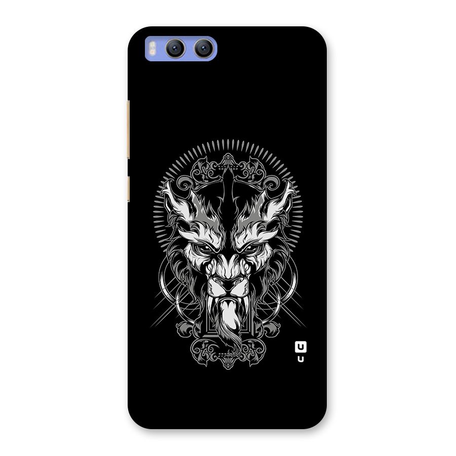 Pencil Art Lion Illustration Back Case for Xiaomi Mi 6